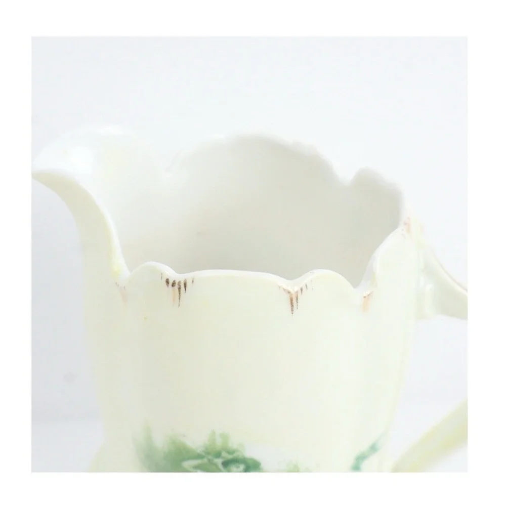 Antique Rosenthal Germany Printemps‎ Sevres Pitcher Gold Trim 6